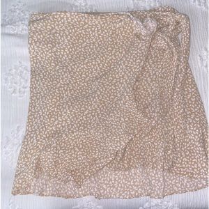 Tan, Tie Up Skirt